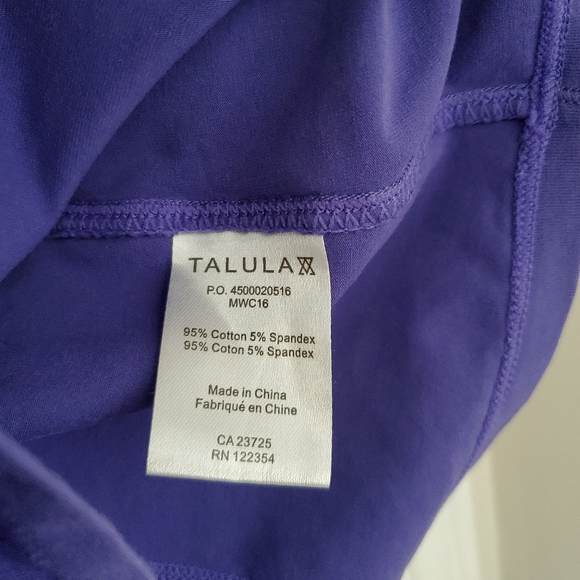 Talula EUC Purple Bustier Tank Top - Picture 5 of 6